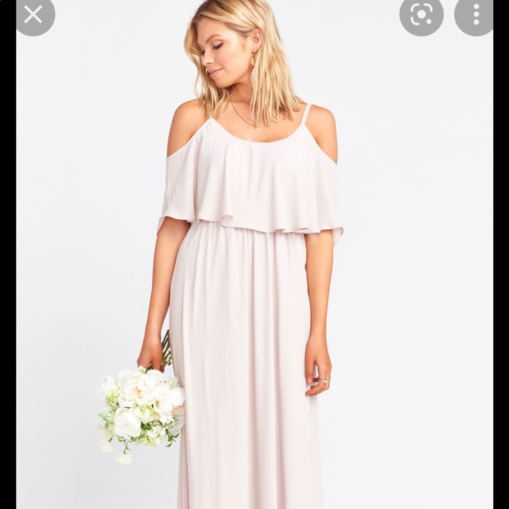 Caitlin Ruffle Maxi Dress ~ Show Me the Ring Crisp ~ Show Me Your Mumu